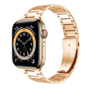 Rose Gold  Slim Stainless Steel Band for Apple Watch