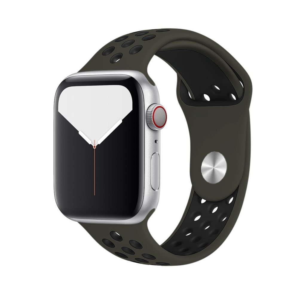 Army Green/Black Sport Band Active for Apple Watch