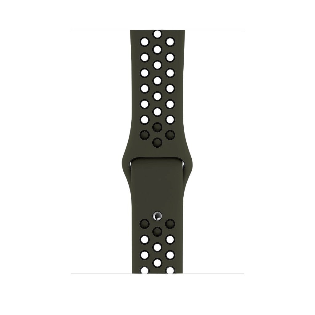 Army Green/Black Sport Band Active for Apple Watch - Image 2