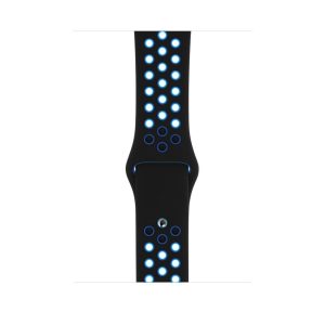 Alternative view of Black/Blue Sport Band Active for Apple Watch
