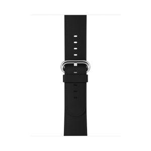 Alternative view of Black Classic Leather Buckle for Apple Watch