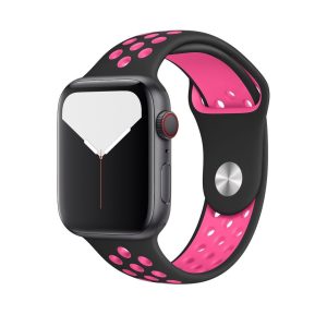 Black/Pink Blast Sport Band Active for Apple Watch