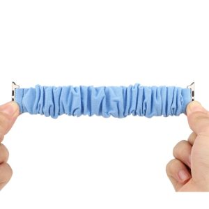 Alternative view of Blue Largoon Scrunchie Loop Band for Apple Watch