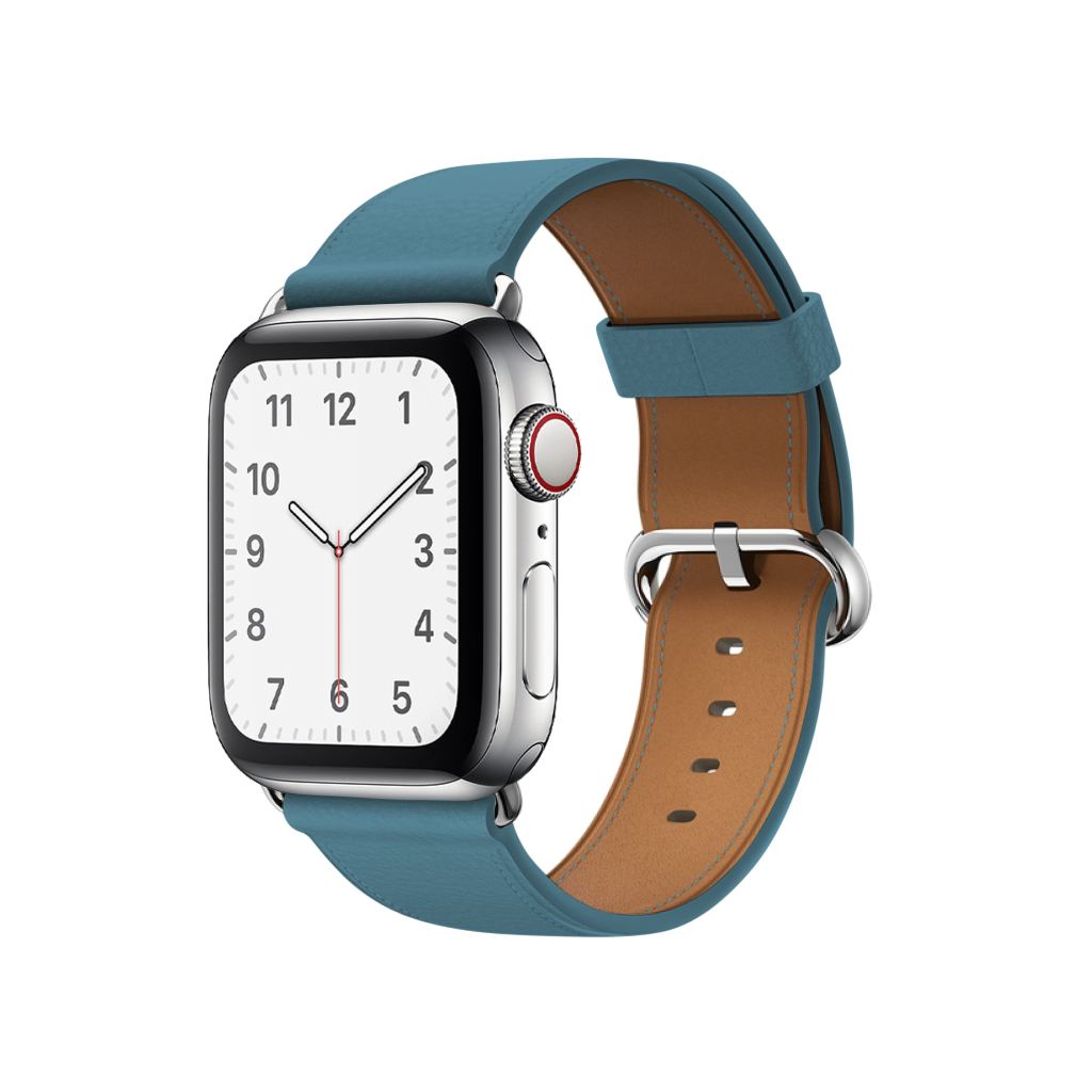 Marine Blue Classic Leather Buckle for Apple Watch