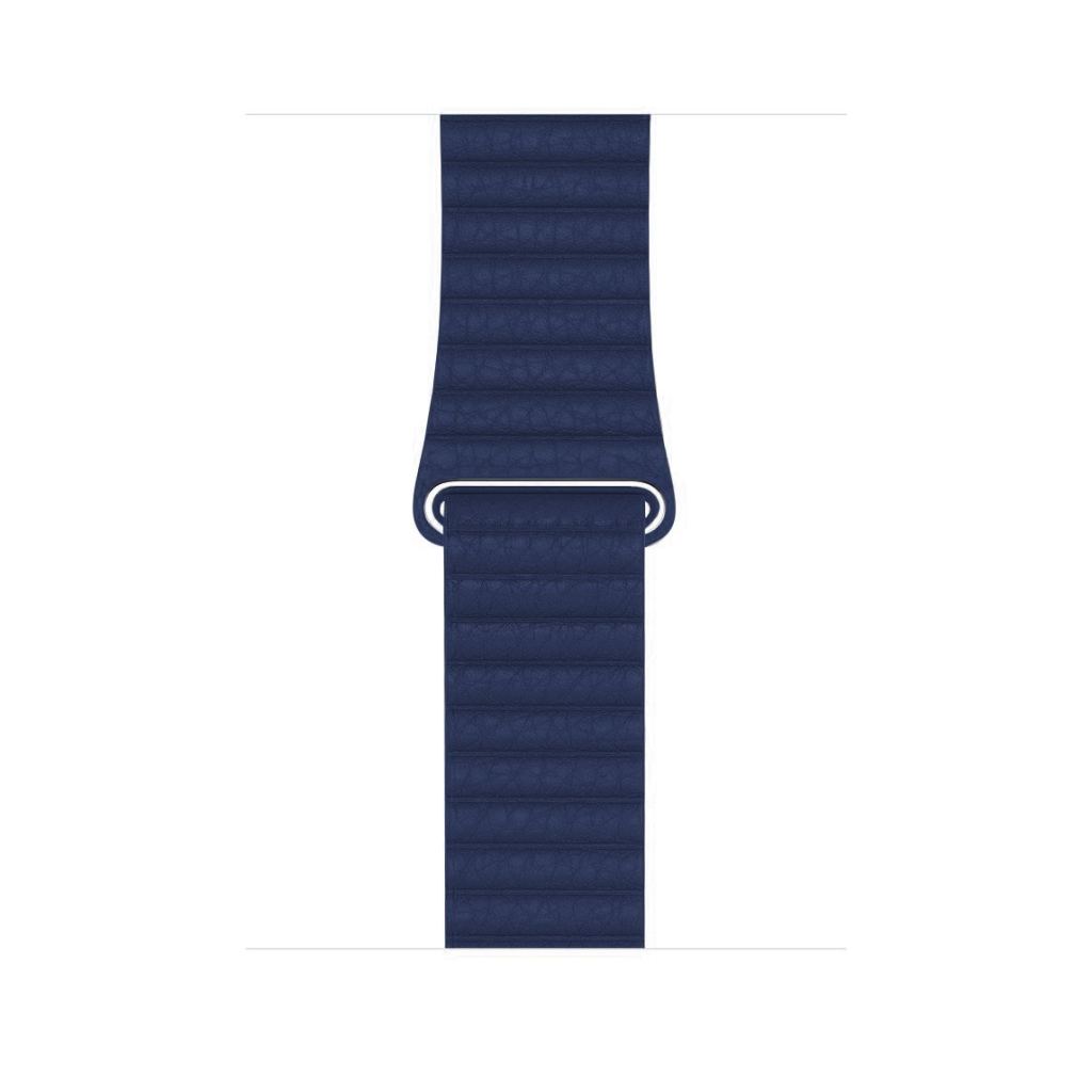 Midnight Blue Leather Loop for Apple Watch - Image 2