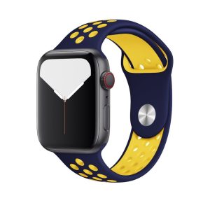 Midnight Blue/Yellow Sport Band Active for Apple Watch