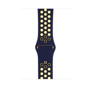 Alternative view of Midnight Blue/Yellow Sport Band Active for Apple Watch