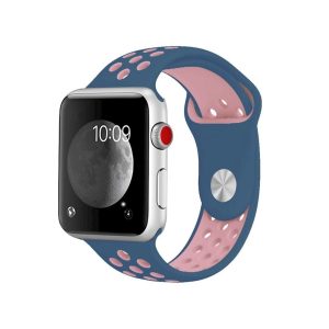 Ocean Blue/Light Pink Sport Band Active for Apple Watch