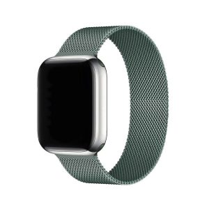 Pine Green Milanese Loop For Apple Watch