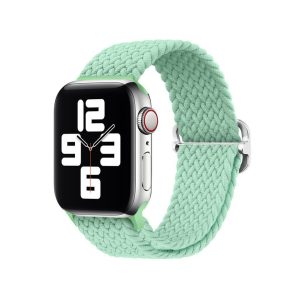 Pistachio Green Braided Loop Band for Apple Watch