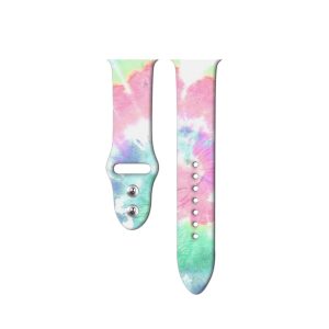 Psychedelic  Swirl Printed Sport Band for Apple Watch