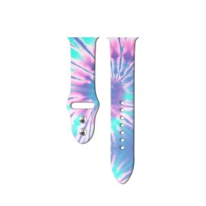 Purple Swirl Printed Sport Band for Apple Watch