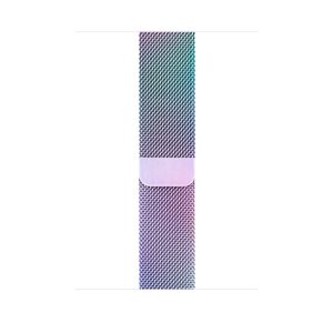Alternative view of Rainbow Milanese Loop for Apple Watch