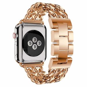 Alternative view of Rose Gold Bracelet Chain Stainless Steel Band for Apple Watch