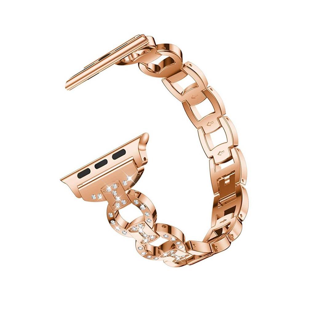 Venice Bracelet Rose Gold Stainless Steel Band for Apple Watch - Image 7