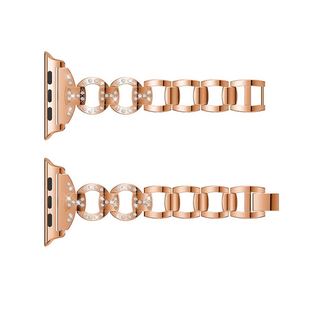 Venice Bracelet Rose Gold Stainless Steel Band for Apple Watch - Image 8