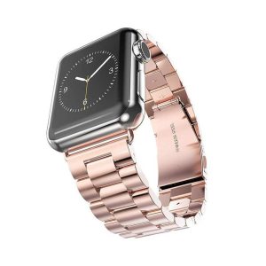 Rose Gold Stainless Steel Band for Apple Watch