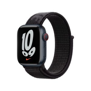 Black Sport Loop Active Band For Apple Watch