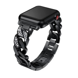 Jersey Bracelet Band For Apple Watch - Black