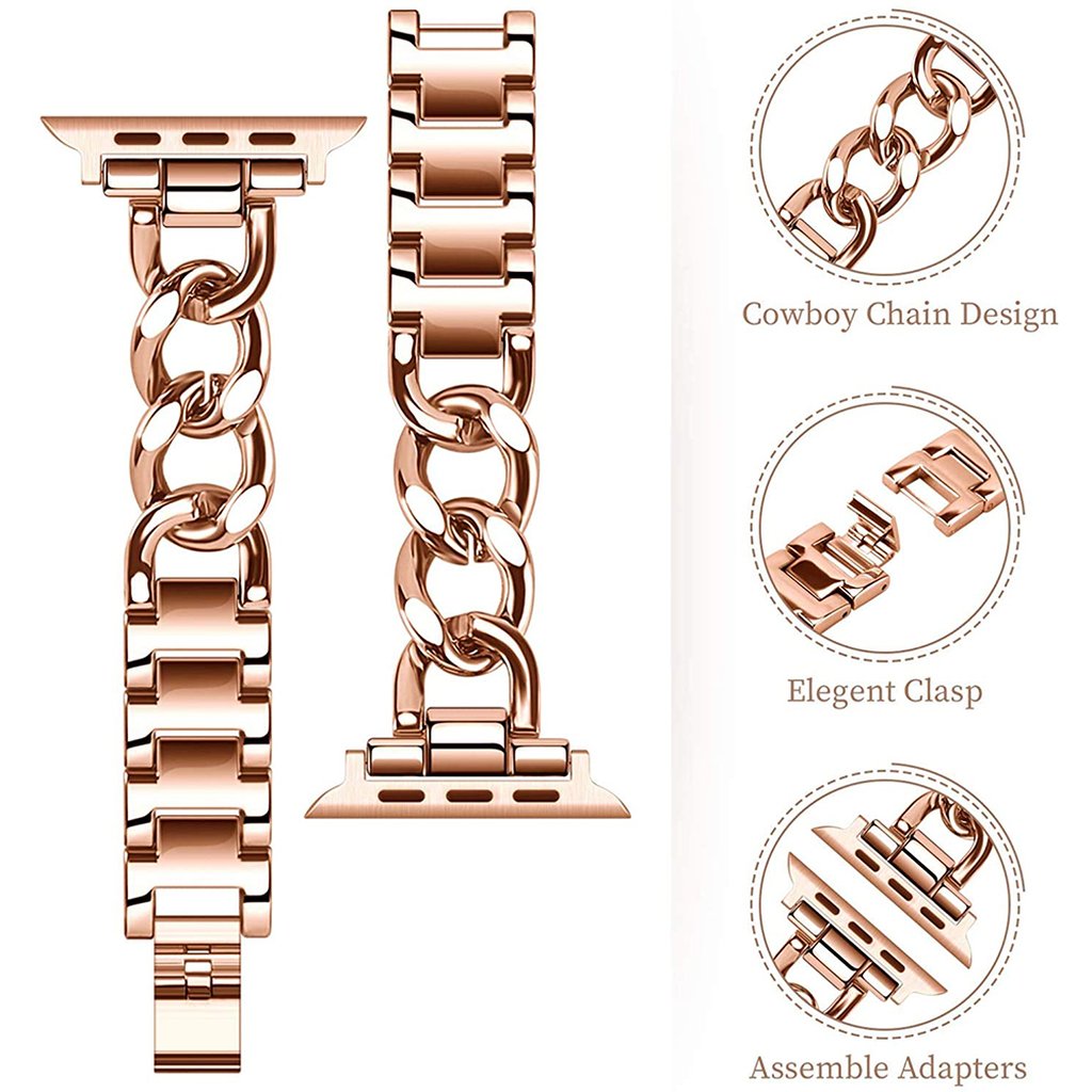 Monte Carlo Bracelet Band For Apple Watch - Rose Gold - Image 7