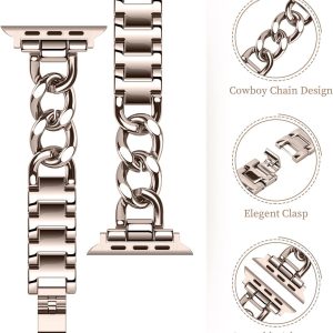 Alternative view of Monte Carlo Bracelet Band For Apple Watch - Starlight