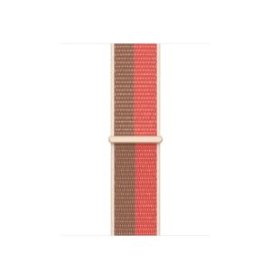 Alternative view of Pink Pomelo / Tan Sport Loop For Apple Watch