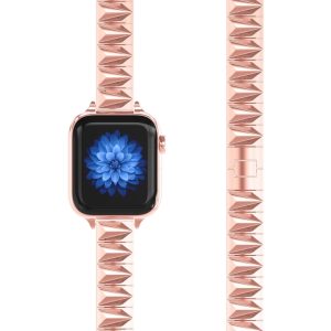 Alternative view of Pyramid Bracelet Band For Apple Watch - Rose Gold