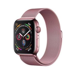 Rose Pink Milanese Loop for Apple Watch